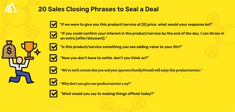closing sales statements.